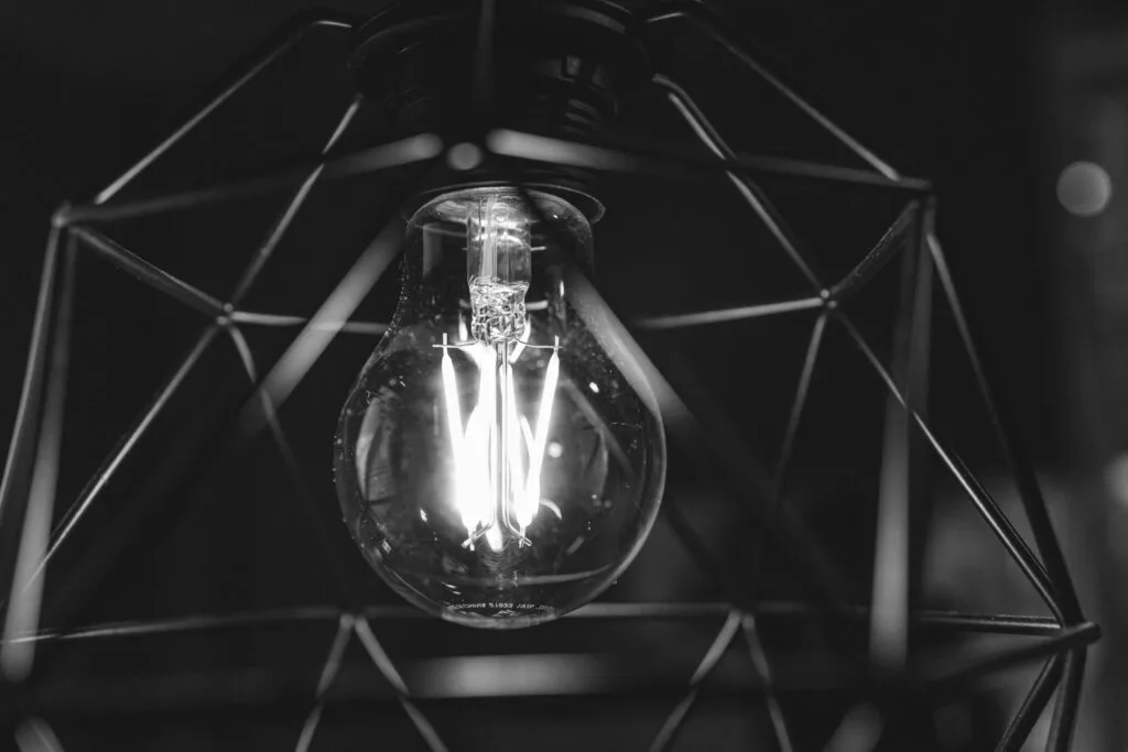 A glowing light bulb symbolizing the future of Innovation, representing bright ideas, technological progress, and forward-thinking concepts.