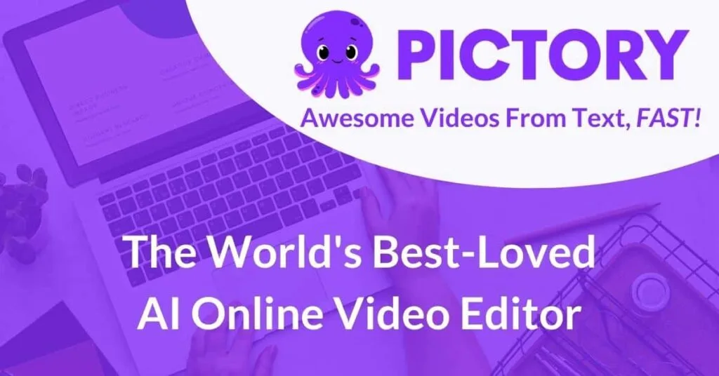 Pictory AI converting written content into short marketing videos.