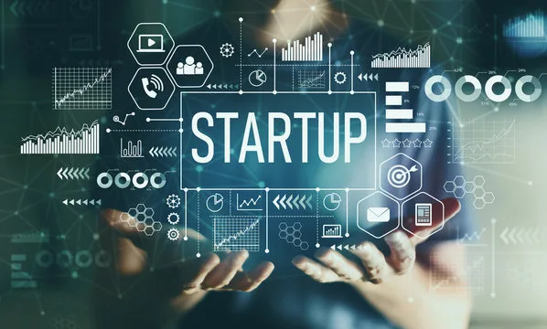 Digital startup concept showing business growth, innovation, and entrepreneurship tools, symbolizing how to start smart and build a startup from scratch.